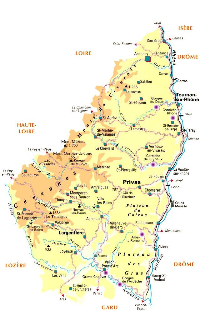 DETECTIMMOBILIER® chasseur immobilier carte de l'Ardèche