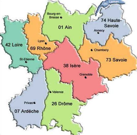 DETECTIMMOBILIER® chasseur immobilier carte de la région Rhône-Alpes