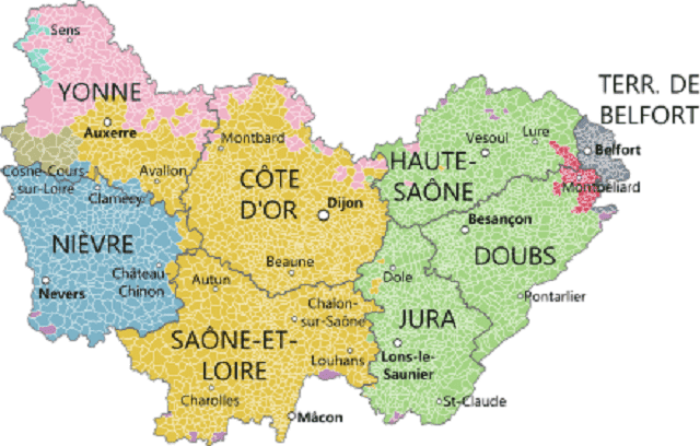 Le réseau de chasseurs immobiliers DETECTIMMOBILIER® prend en charge votre recherche de bien immobilier sur l'ensemble des départements de la région Bourgogne-Franche-Comté